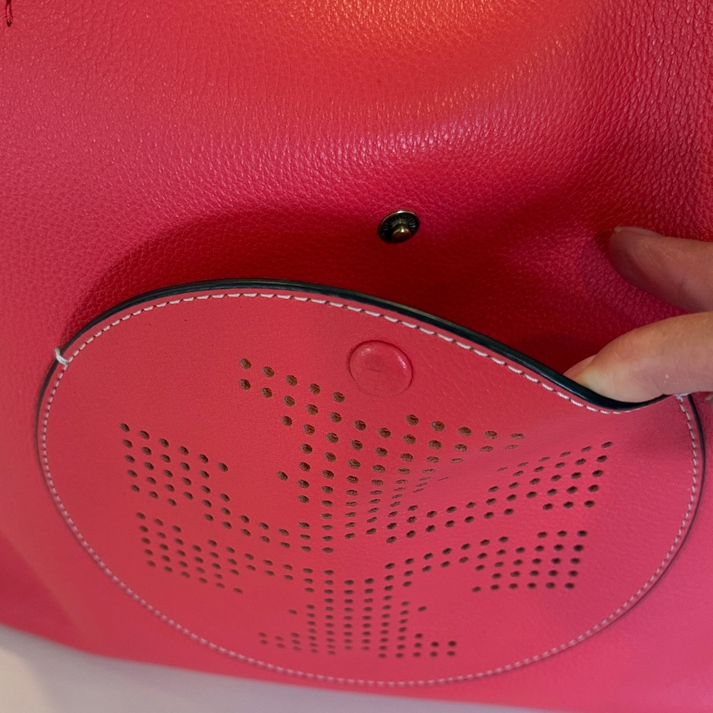 *SOLD* Tory Burch Perforated Leather Tote - Picture 9 of 12